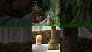 Tree Physics Comparison Tlou2 Vs Hitman 2