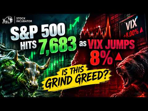 S&P 500 Tembus 7.683 saat VIX Melonjak 8% — Apakah Pergerakan Ini Keserakahan?