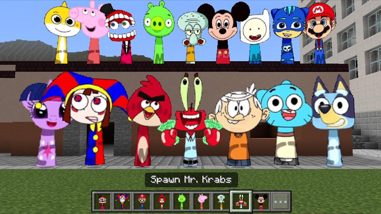 Sprunki OC Mr. Krabs Added to Minecraft PE