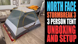 My First Time Setting Up A Tent: North Face Stormbreaker 3 Unboxing and  Setup - YouTube