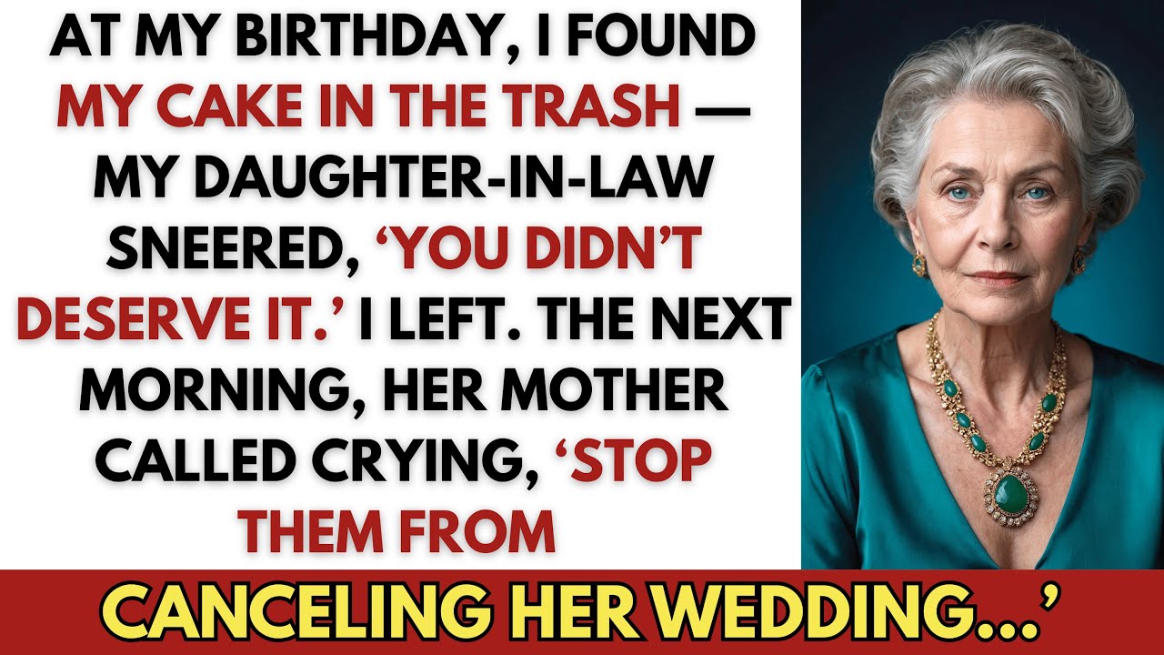 At My Birthday, I Found My Cake In The Trash — My Daughter-in-Law Sneered...