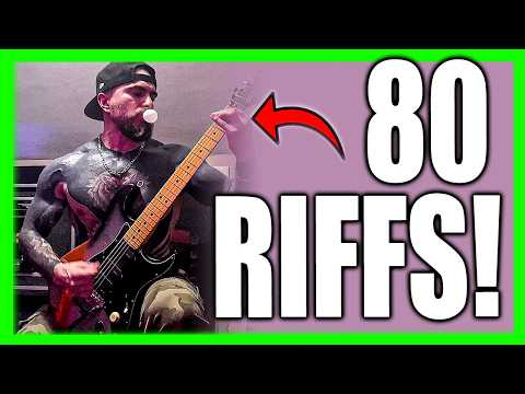 1 MAN 80 GUITAR RIFFS