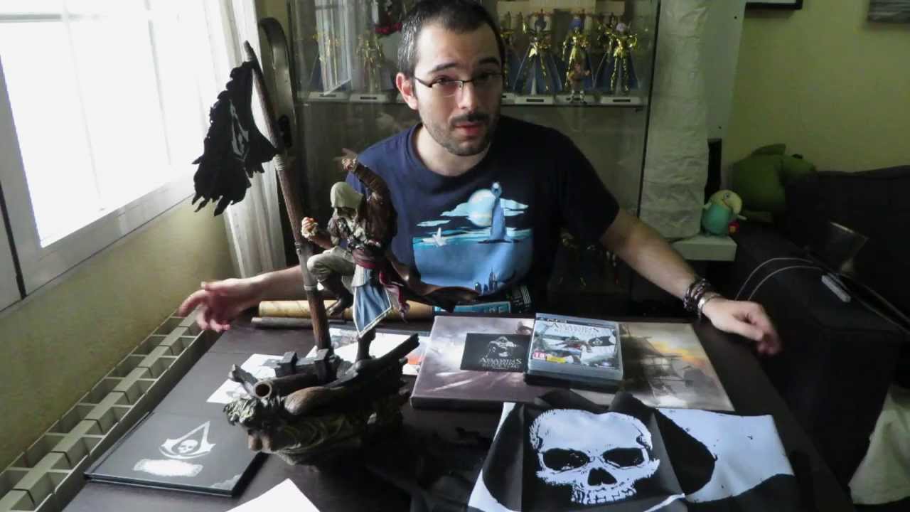 Unboxing Assassin's Creed 4 Black Flag Black Chest Edition YouTube
