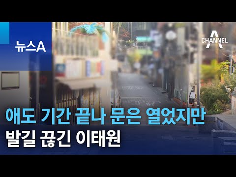   애도 기간 끝나 문은 열었지만 발길 끊긴 이태원 뉴스A