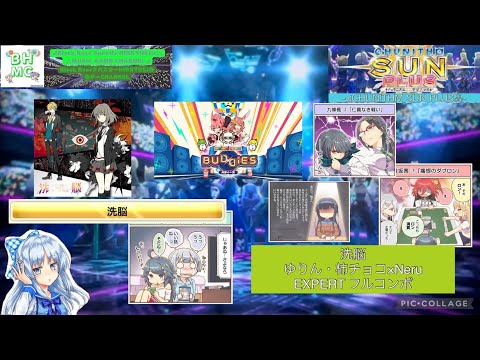 『CHUNITHM SUN PLUS+』洗脳 洗脳 ゆりん・柿チョコ×Neru 「EXPERT」フルコンボ
