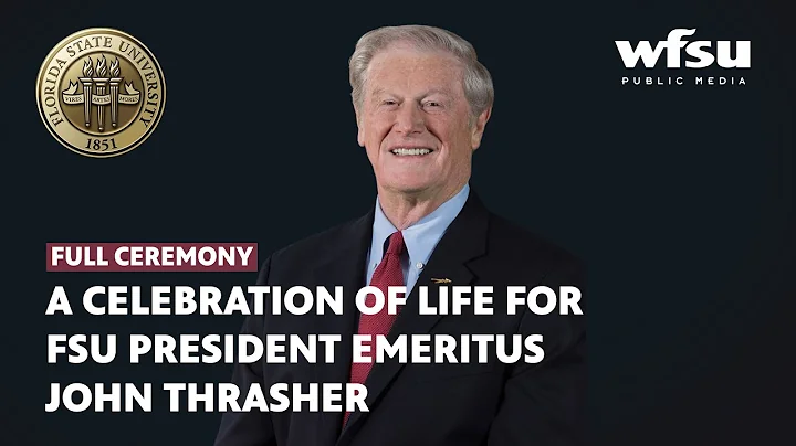 A Celebration of Life for FSU President Emeritus John Thrasher | August 19, 2025 (Live & unedited)