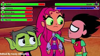 Teen Titans Go To The Movies 2018 Final Battle With Healthbars 2 2