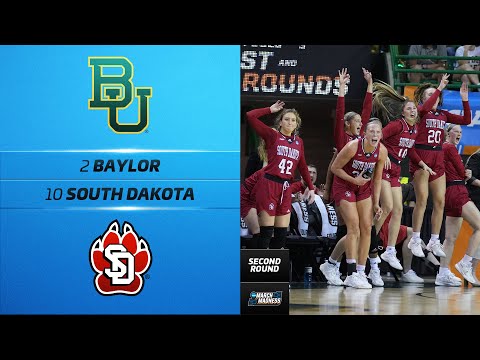 South Dakota vs. Baylor - Women’s NCAA tournament second-round highlights