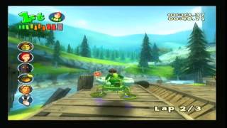 Shrek Smash N Crash Racing Ps2 Fiona In Green Forest Mirrored