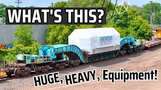 HUGE Special Move -Large Equipment Move in Minneapolis-
Have you ever been watching a train go by, and seen something funky pass by? That was the case with this train! What was originally reported as being nuclear train, turned out to something entirely different, but equally neat!
Well start off just outside of Downtown Minneapolis. After hearing reports that a train with armed guards, and nuclear equipment as coming, I wanted to go out and see it in person. I was surprised to see that this wasnt the case, but rather a HUGE piece of electrical equipment, most likely a transformer of sorts. Moving this large load, is a special heavy duty flat car owned by Siemens Energy.
Instagram: https://www.instagram.com/sd457500/
https://www.facebook.com/SD457500
https://www.tiktok.com/@sd457500
#train #diesel #railway
Any use of this content without expressed, clear permission is prohibited. For usage, licensing, and other usage, contact me on Instagram at SD457500.
Copyright 2024 Douglas Hildebrandt, all rights reserved. HUGE Special Move -Large Equipment Move in Minneapolis-