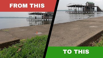 Relax and Watch: Foam Lifting a Lakeside Walkway to Prevent Erosion