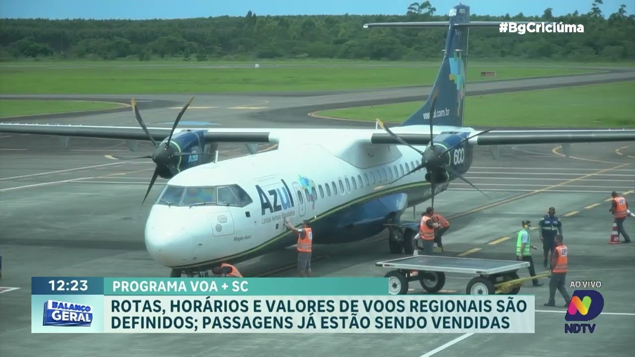 Voa + SC define rotas e horários e inicia venda de passagens
