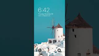 Z-Wallpaper | Greece Oia Travel Mobile Phone Wallpapers