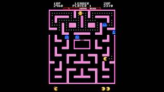 Ms. PacMan Sega Genesis All Mazes 2 player 60fps