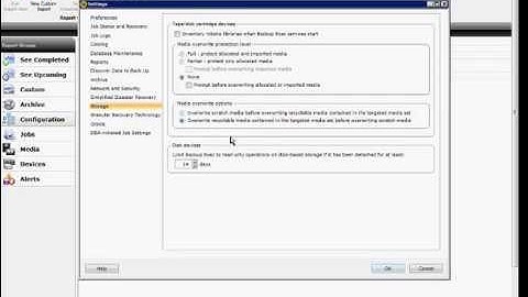 How to set the default overwrite options in Backup Exec 2012
