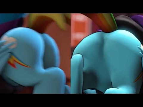 RAINBOWDASH BUTTCHEEKS