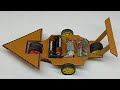 How to make a Homemade Rc Car ! Dc motor crafts idea