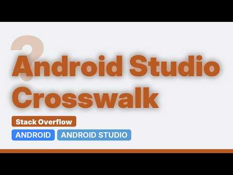 Android Crosswalk Lite - Android Studio integration (2 Solutions!!)