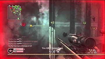 First Game Back on Cod4 - 100% Accuracy Streak