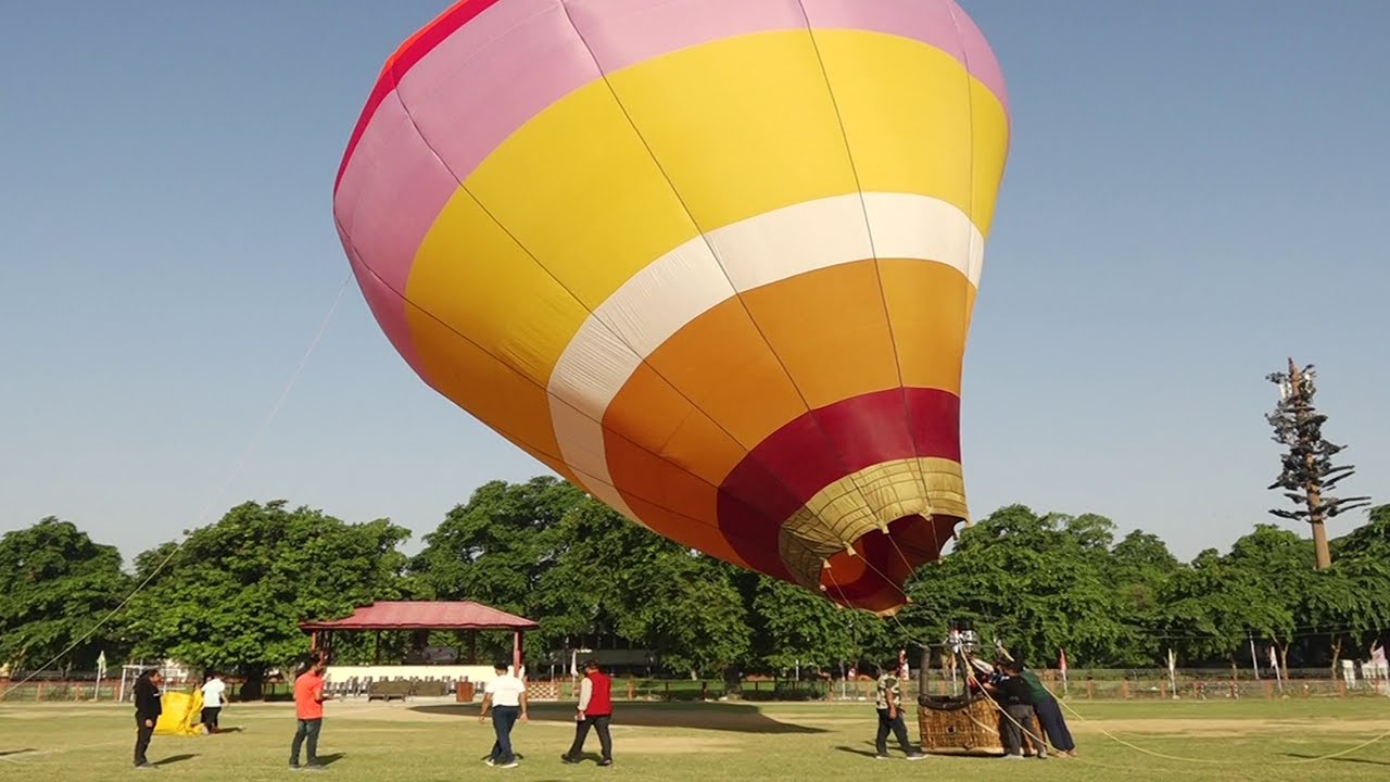 Hot Air Balloon Course To Promote Jammu Tourism Concludes - YouTube