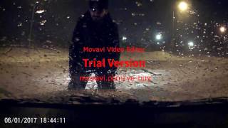 Varna, Bulgaria 2017 winter street drift