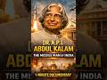 From Newspaper Boy To President | APJ Abdul Kalam Story🇮🇳 #shorts