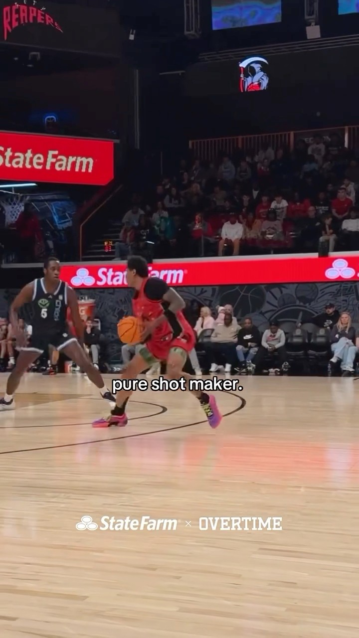 Meleek showing the bag work ?@statefarm #shorts #basketball #overtime #ote