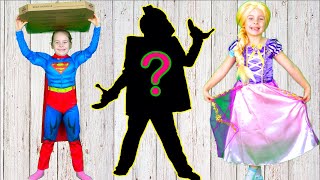 Learn and guess the shadows Cartoon Lego and Princesses edition. Little baby Song