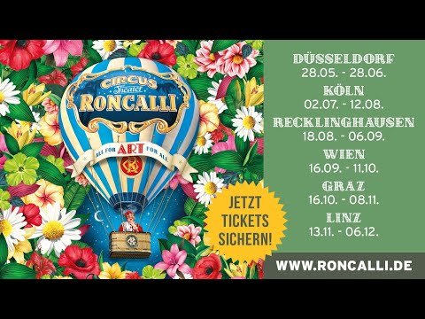 TV-Spot Circus-Theater Roncalli Tournee 2020 @CircusTheaterRoncalli