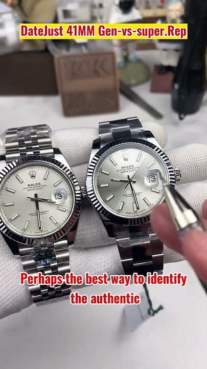 Gen vs Rep Side by Side #menswatches #rolex #datejust