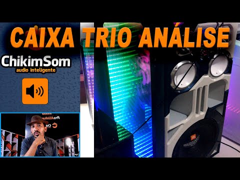 Mini-Paredão - Caixa Trio de Som Automotivo - Áudio, TV, vídeo e fotografia  - Maracanã I, Santarém 1251947855