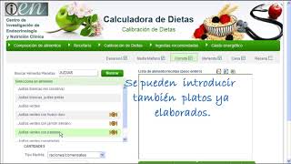 Uso de una aplicación de calibración de dietas - EyN Hospital Clínico  Universitario de Valladolid - YouTube
