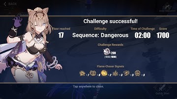 [Honkai Impact 3] Elysian Realm Sequence: Dangerous Speedrun - Reverist Calico (2:00)