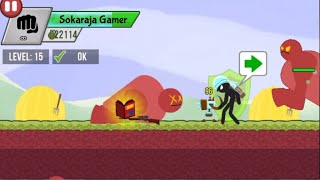 Stickman Zombie Shooter Gameplay Chapter 3 Farm level 1-15 [ Zombie Boss ] screenshot 4