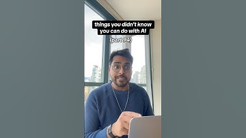 things you didn’t know you can do with AI (part 94) #aitools #practicalai