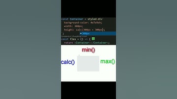 CSS Math functions #Shorts