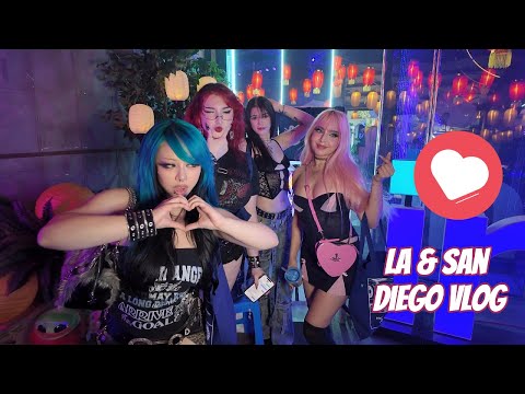 la and san diego vlog | shopping, nrg esports event and porter robinson show!