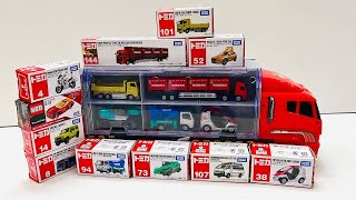 Box full of model cars Rolls Royce,Lamborghini,Lexus,Buggati,Daihatsu,Honda ,Car Toy Excavator, A26