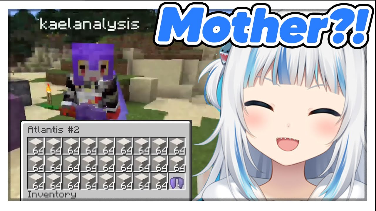 Kaela keep teasing Gura with Quartz, Gura is Adopted Child and Legendary Atlantis Doors