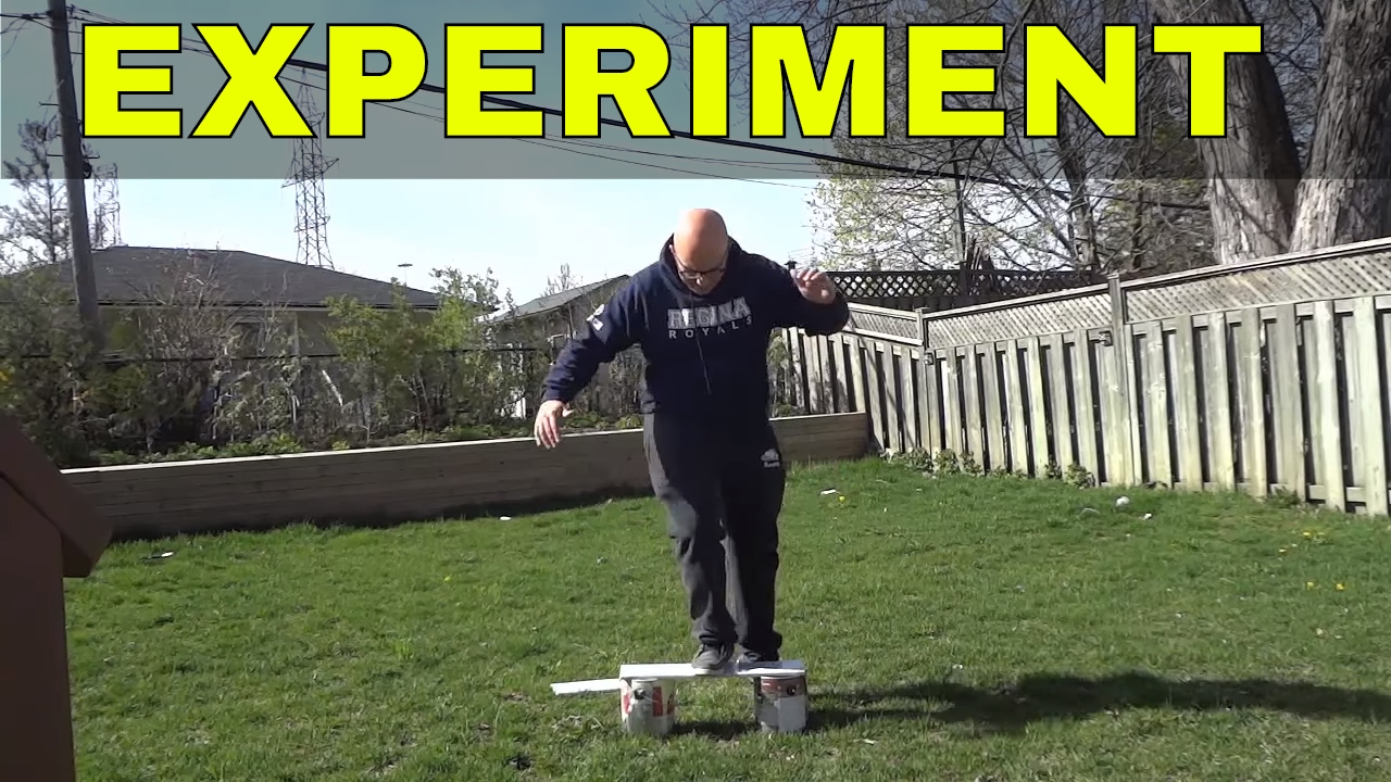 EXPERIMENT-Can Marble Support My Weight (215 lbs)