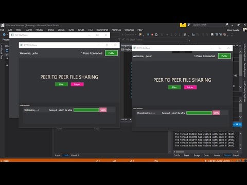 Peer To Peer Programming  File-Sharing System with C# Part 19 (Direct Connection )