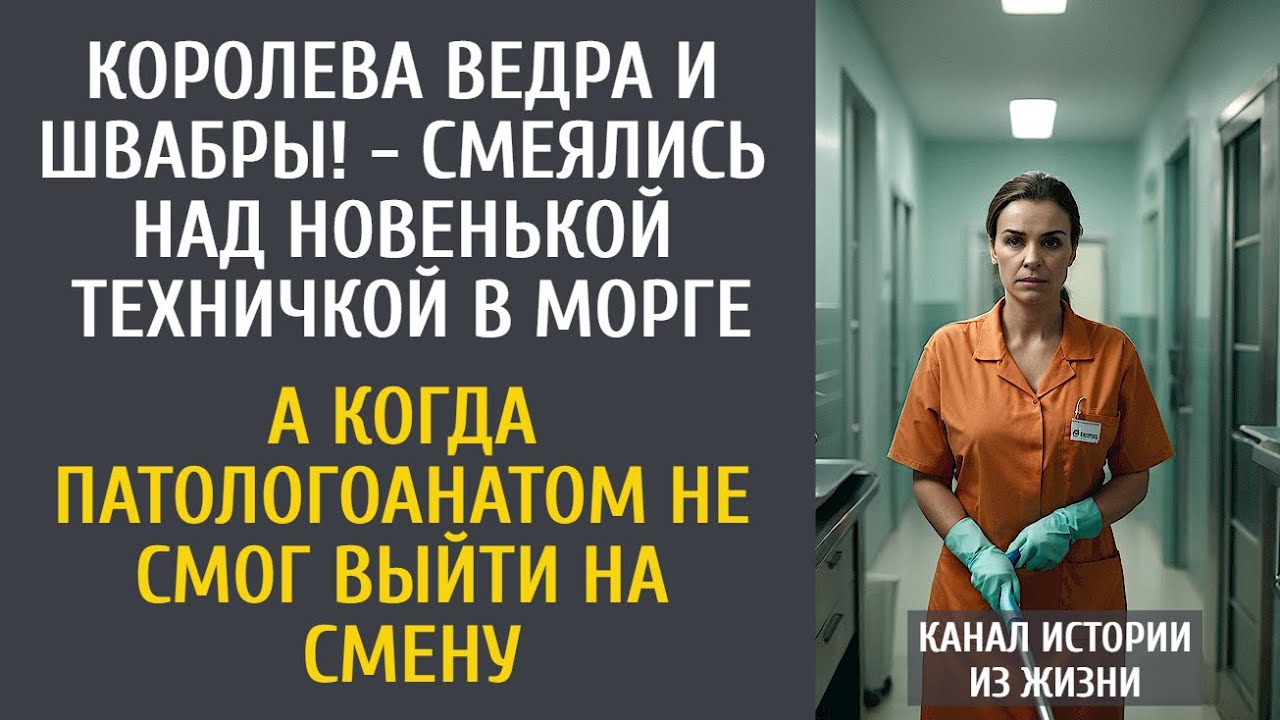 Королева ведра и швабры! - смеялись над новенькой техничкой в морге… А когда патологоанатом не вышел