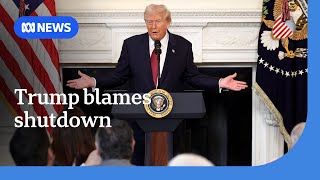 Download lagu Trump blames US government shutdown for Republicans' election woes | ABC NEWS