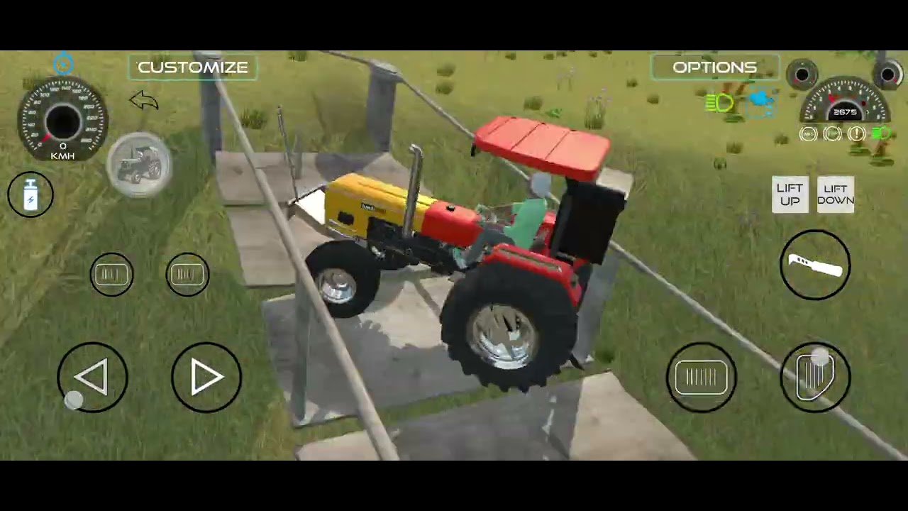 Indian vehicles simulator 3d l Swaraj tractor 😎 the real stunt video suit 2026