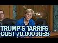 Warren Criticizes Trump’s Use of Tariffs to Benefit Big Tech, Cost U.S. Manufacturing Jobs