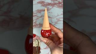 Icecream cone #asmr #shortsfeed #sounds #foryou #icecream #viral #nailpolish #shorts #yt