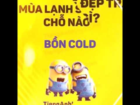 Học tiếng anh thật dễ với Minion - youtube