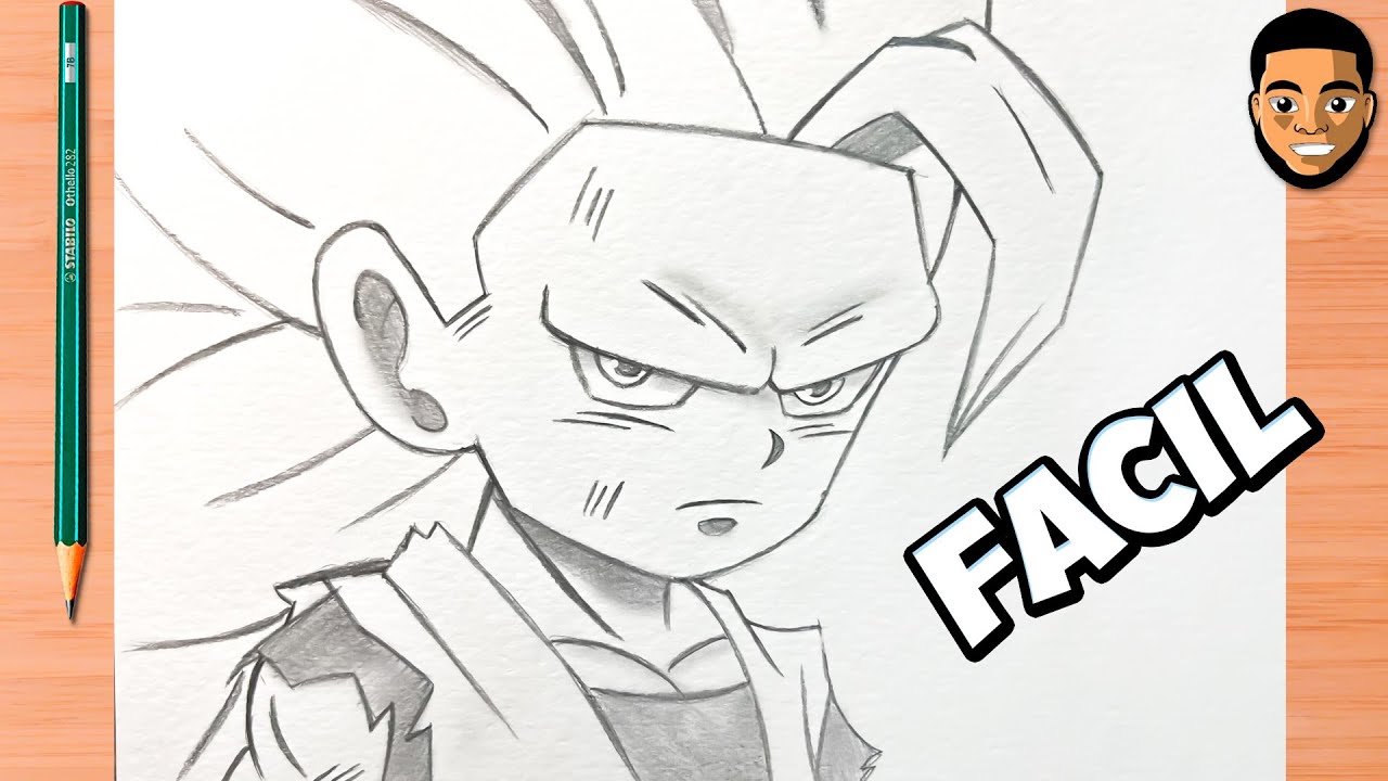🟡🐉 Cómo DIBUJAR a GOKU SSJ3 ️ Dragon Ball Daima | Paso a Paso a Lápiz ...