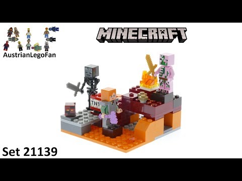 Lego Minecraft 21139 The Fight - Lego Build Review - YouTube