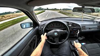 BMW E36 316i 102 PS (1992) | POV Test Drive Onboard